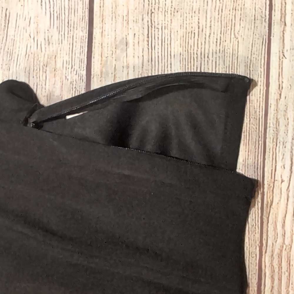 Zara Black Strapless Corset Bustier Rhinestone Detail Top Size L - Picture 8 of 11